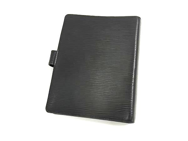 1 иен # прекрасный товар # LOUIS VUITTON Louis Vuitton R20202 epi Agenda MM 6 дыра тип обложка для записной книжки ske Jules . адрес . оттенок черного FT3461