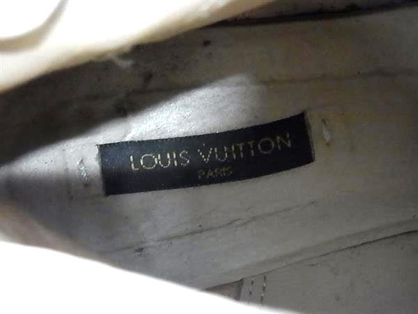 1 иен LOUIS VUITTON Louis Vuitton CL0182 замша короткие сапоги размер 36( примерно 23.0cm) обувь обувь женский оттенок бежевого FP4799