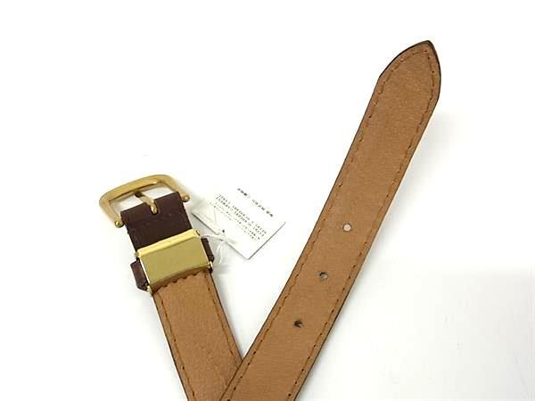 1円 ■美品■ Burberrys バーバリーズ レザー ベルト ゴールド金具 ビジネス 紳士 メンズ ブラウン系 FP8397_画像3