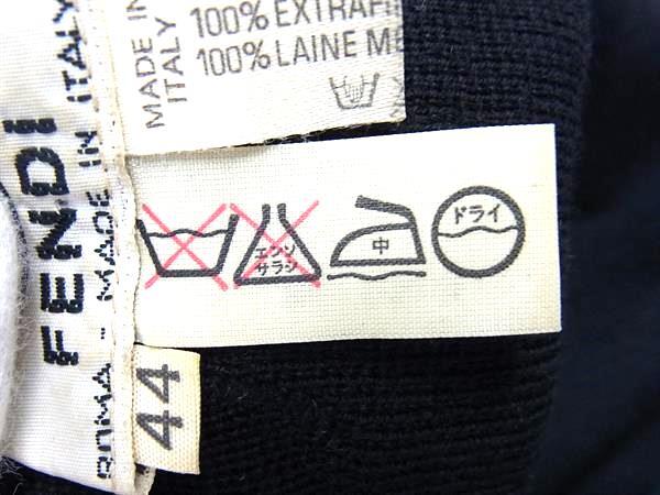 1 иен FENDI Fendi шерсть 100% длинный One-piece длинный рукав указанный размер 44 европейская одежда женский оттенок черного FN6614