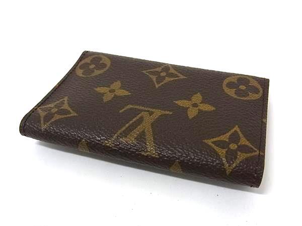1 иен # как новый # LOUIS VUITTON Louis Vuitton M62630 монограмма myurutikre6 6 полосный чехол для ключей ключ inserting оттенок коричневого FQ2951
