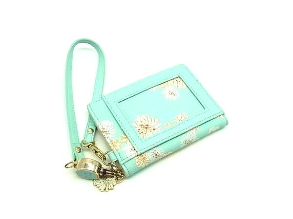 # превосходный товар # PAUL&JOE paul (pole) and шутки Liza nte-mPVC чехол для пропуска футляр для карточек чехол для проездного билета карта inserting голубой серия DI5828