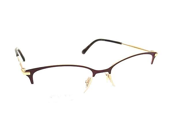 1円 ■極美品■ JIMMY CHOO ジミーチュウ JC300 6K3 145 ラインストーン メガネ めがね 眼鏡 レディース ブラウン系 BP6277_画像1