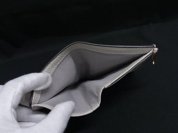 1円 ■極美品■ FURLA フルラ ダフネ レザー 二つ折り 財布 ウォレット 小銭入れ 札入れ カード入れ レディース ライトピンク系 GA6321_画像4