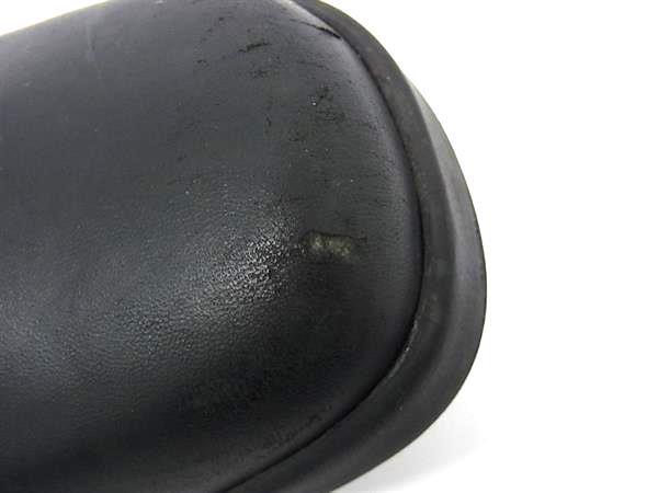 1円 ■美品■ GUCCI グッチ シェリーライン サイドゴア レザー ブーツ 靴 サイズ 37 (約24.0cm) シューズ レディース ブラック系 FH8142_画像7