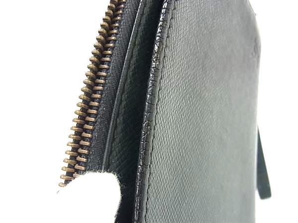 1円 LOUIS VUITTON ルイヴィトン M30184 タイガ バイカル クラッチ セカンドバッグ マルチケース ポーチ エピセア グリーン系 FR7049_画像9