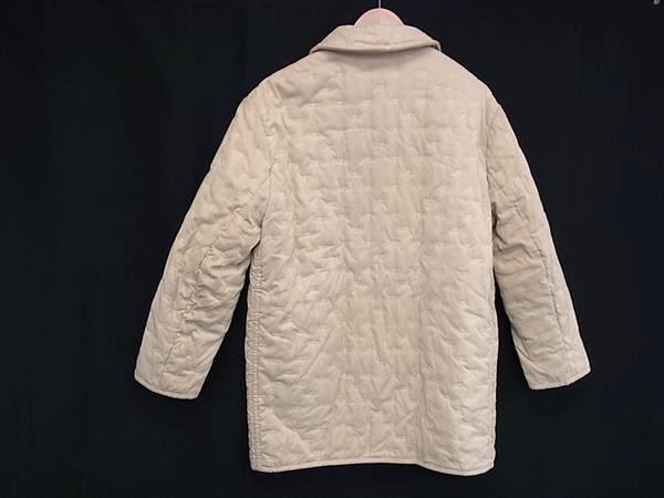 1円 HERMES エルメス マルジェラ期 セリエボタン キルティング ポリエステル アウター 上着 表記サイズ 38 洋服 ベージュ系 BQ0014_画像2