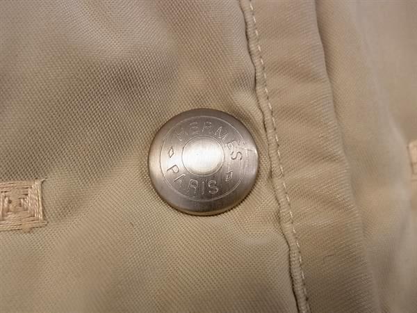 1円 HERMES エルメス マルジェラ期 セリエボタン キルティング ポリエステル アウター 上着 表記サイズ 38 洋服 ベージュ系 BQ0014_画像3
