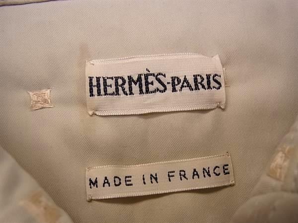 1円 HERMES エルメス マルジェラ期 セリエボタン キルティング ポリエステル アウター 上着 表記サイズ 38 洋服 ベージュ系 BQ0014_画像4