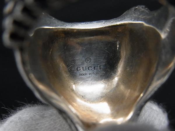 1 иен # прекрасный товар # GUCCI Gucci Anne ga- forest Wolf`s head SV925 кольцо кольцо аксессуары размер 17 ( примерно 16 номер ) оттенок серебра FU7664