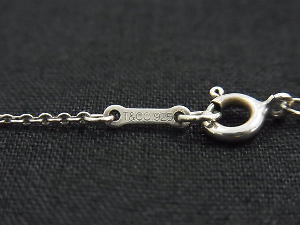 1円 ■美品■ TIFFANY&Co ティファニー エルサペレッティ スモールクロス SV925 ネックレス ペンダント アクセサリー シルバー系 FS7128_画像4