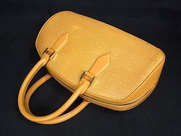1円 LOUIS VUITTON ルイヴィトン M52089 エピ ジャスミン ハンドバッグ トートバッグ レディース タッシリイエロー BM9505_画像3