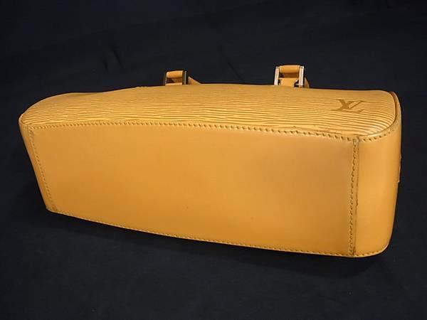 1円 LOUIS VUITTON ルイヴィトン M52089 エピ ジャスミン ハンドバッグ トートバッグ レディース タッシリイエロー BM9505_画像4