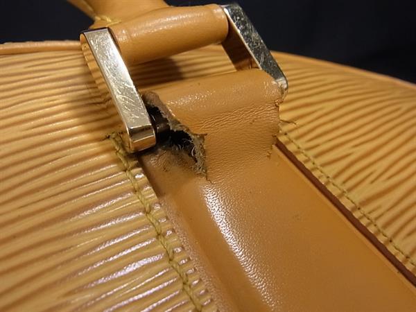 1円 LOUIS VUITTON ルイヴィトン M52089 エピ ジャスミン ハンドバッグ トートバッグ レディース タッシリイエロー BM9505_画像7