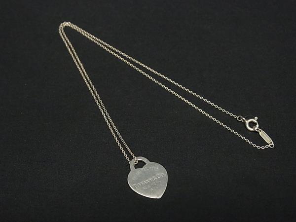 1円 ■美品■ TIFFANY&Co ティファニー リターントゥティファニー ハートタグ SV925 ネックレス アクセサリー シルバー系 FU6231_画像1