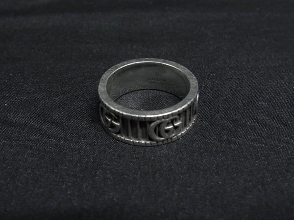 1 иен GUCCI Gucci GGma-montoSV925 кольцо кольцо аксессуары указанный размер 13 номер ( примерно 12 номер ) мужской женский оттенок серебра FU7160