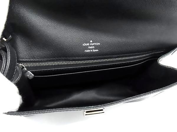 1円 LOUIS VUITTON ルイヴィトン M30782 タイガ セレンガ クラッチバッグ セカンドバッグ ポーチ メンズ ブラック系 FP9516_画像5