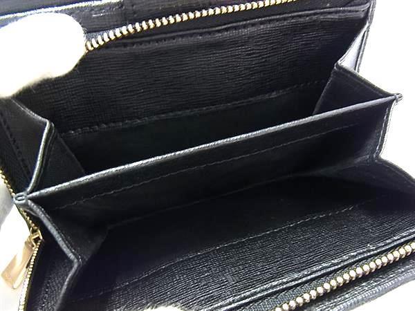 ■美品■ FURLA フルラ バビロン レザー 二つ折り 財布 ウォレット 札入れ 小銭入れ レディース ブラック系 DK2966_画像5