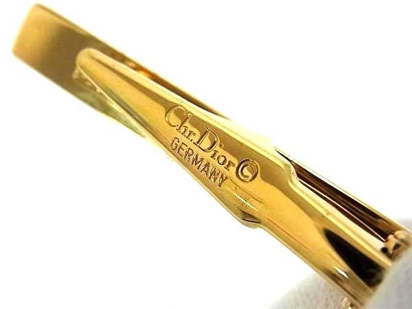 # прекрасный товар # ChristianDior Dior Vintage запонки кнопка кафф links Thai зажим 2 позиций комплект оттенок золота × оттенок черного DK7966