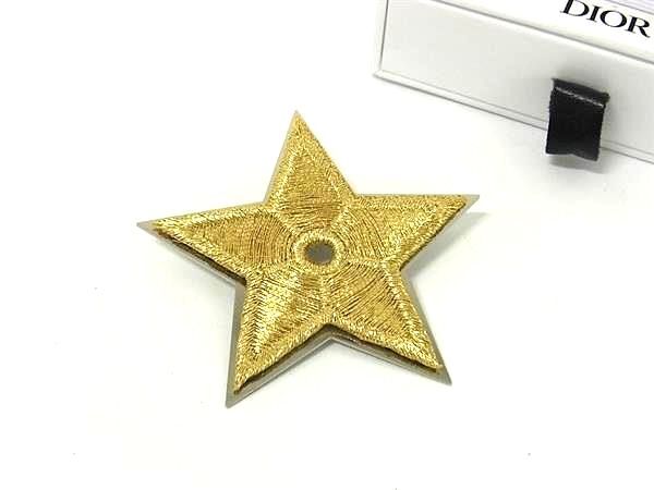 # как новый # ChristianDior Christian Dior Star звезда булавка bachi булавка брошь аксессуары женский оттенок золота DK0884
