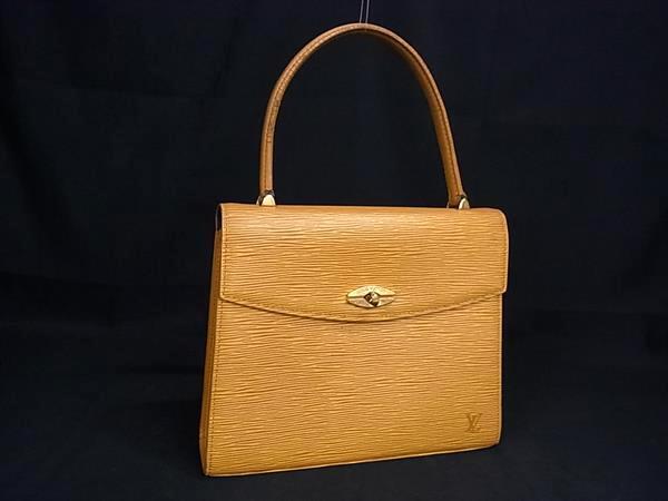 1円 LOUIS VUITTON ルイヴィトン M52379 エピ マルゼルブ ワンハンドル ハンドバッグ レディース タッシリイエロー BQ2890_画像1