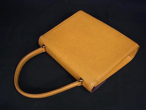 1円 LOUIS VUITTON ルイヴィトン M52379 エピ マルゼルブ ワンハンドル ハンドバッグ レディース タッシリイエロー BQ2890_画像3