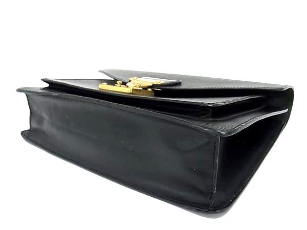 1円 LOUIS VUITTON ルイヴィトン M52122 エピ モンソー ワンハンドル ハンドバッグ レディース メンズ ブラック系 FS2919_画像4