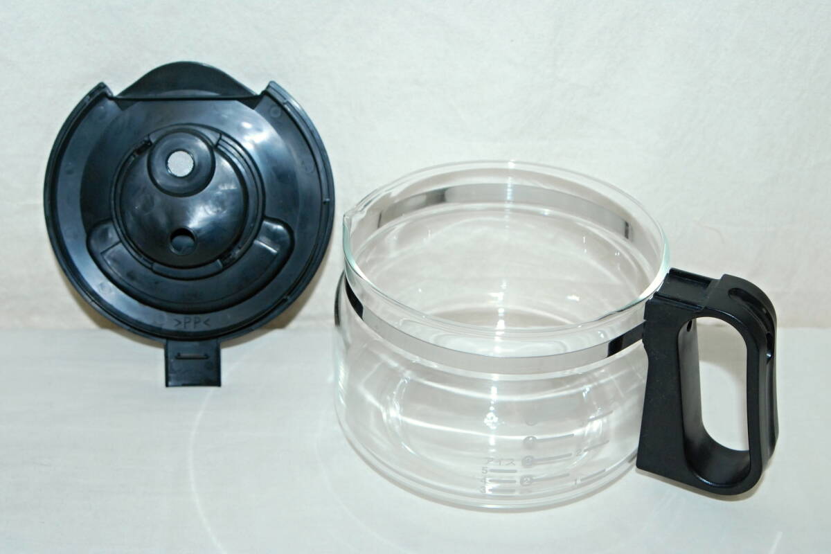 美品 Panasonic パナソニック ミル付き全自動コーヒーメーカー NC-A55P 沸騰浄水コーヒーメーカー ブラック ドリップ式_画像9