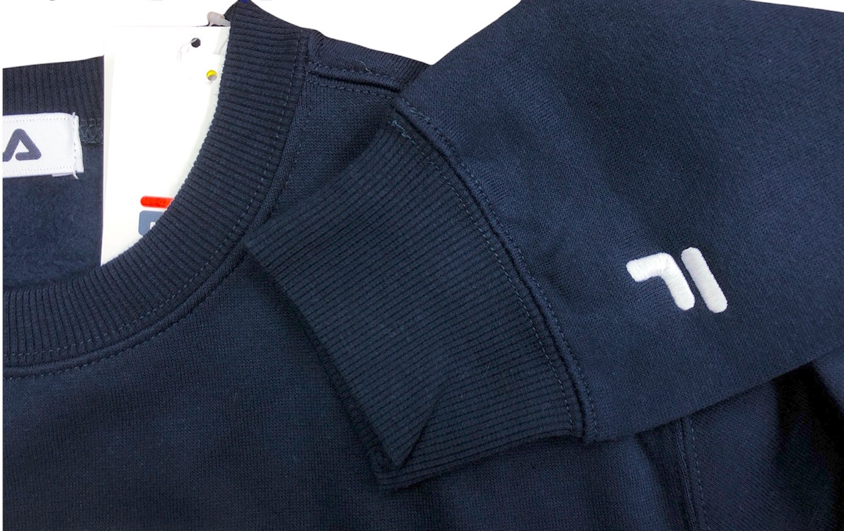 即決　Mサイズ★新品タグ付 FILA フィラ★レディス 女性用★ロゴプリント UVカット あったか 裏起毛トレーナー/ko★￥3190_画像2