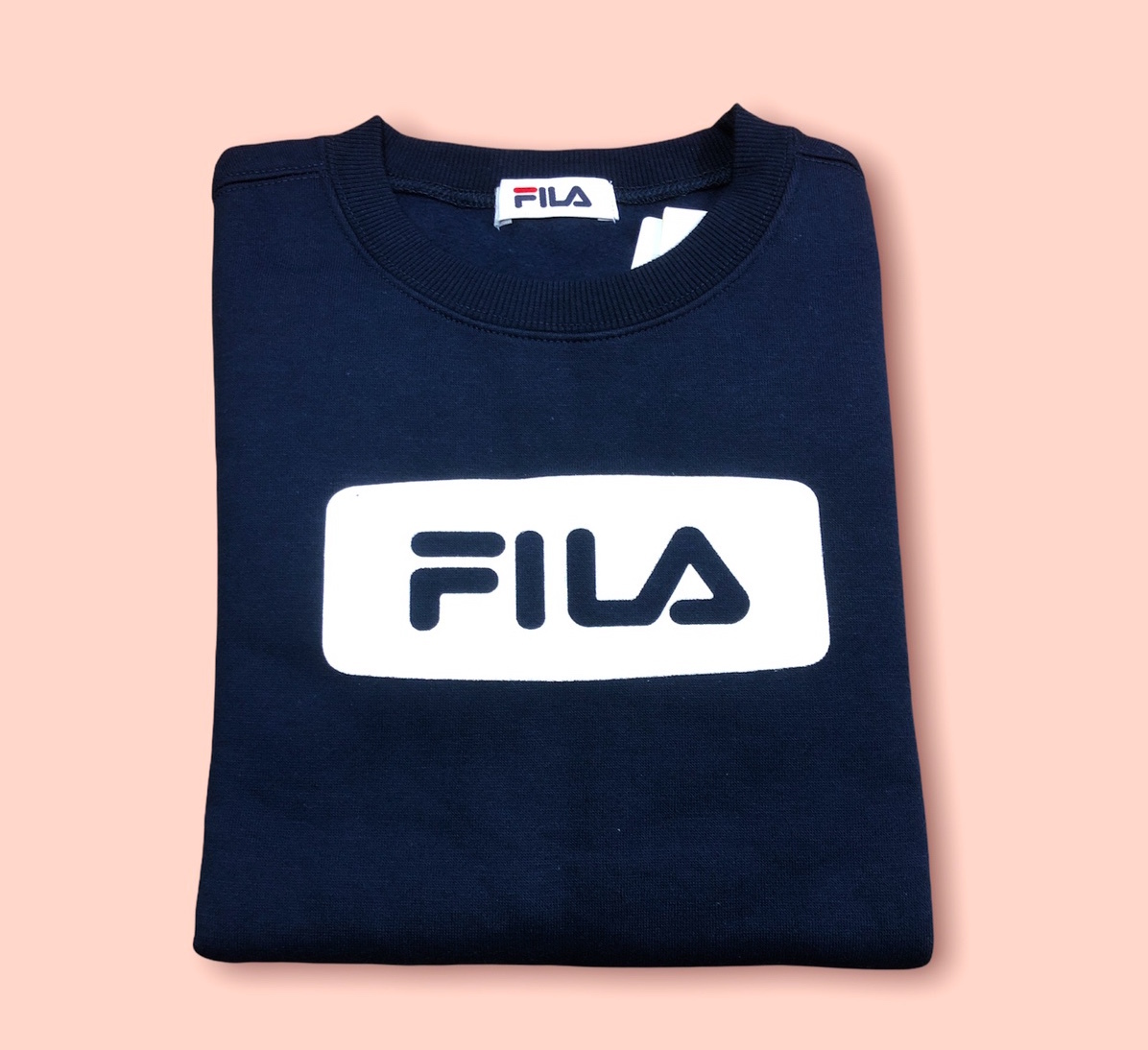 即決　Mサイズ★新品タグ付 FILA フィラ★レディス 女性用★ロゴプリント UVカット あったか 裏起毛トレーナー/ko★￥3190_画像7