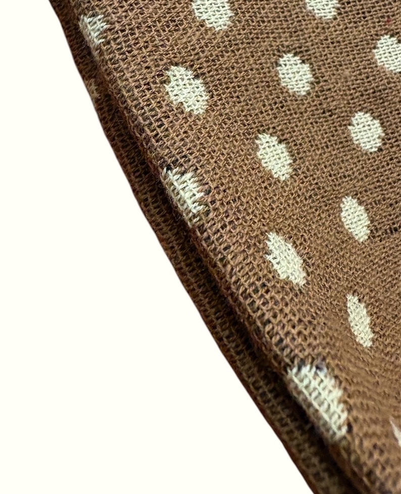 即決　新品タグ付 マタノアツコ ら・むりーず★タオルハンカチ★水玉ドット柄 猫ちゃんの顔★日本製 ￥660 ポイント消化にも_画像4