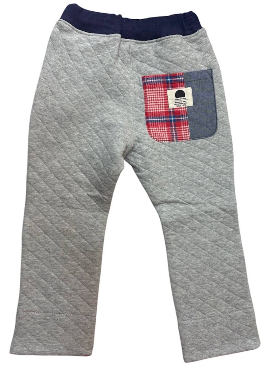 防寒もの　新品タグ付 ムージョンジョン Moujonjon★あったか ニットキルトパンツ★男女兼用★子供 110cm 5-6才 ￥2640_画像5