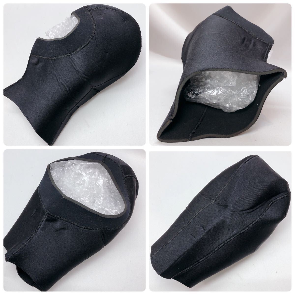 BREAKER OUT брейкер наружный мокрый костюм обратная сторона ворсистый длина одежды примерно 135cm 5mm чёрный черный бледно-голубой капот комплект серфинг дайвинг 1119H-25