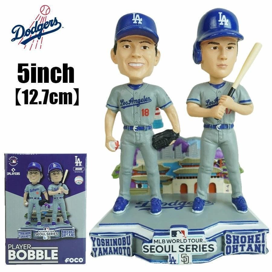 １円～大量出品中！大谷翔平 山本由伸 限定ナンバー入りボブルヘッド 5インチソウルシリーズ フィギュアドジャースDODGERS　ロサンゼルス　_画像2