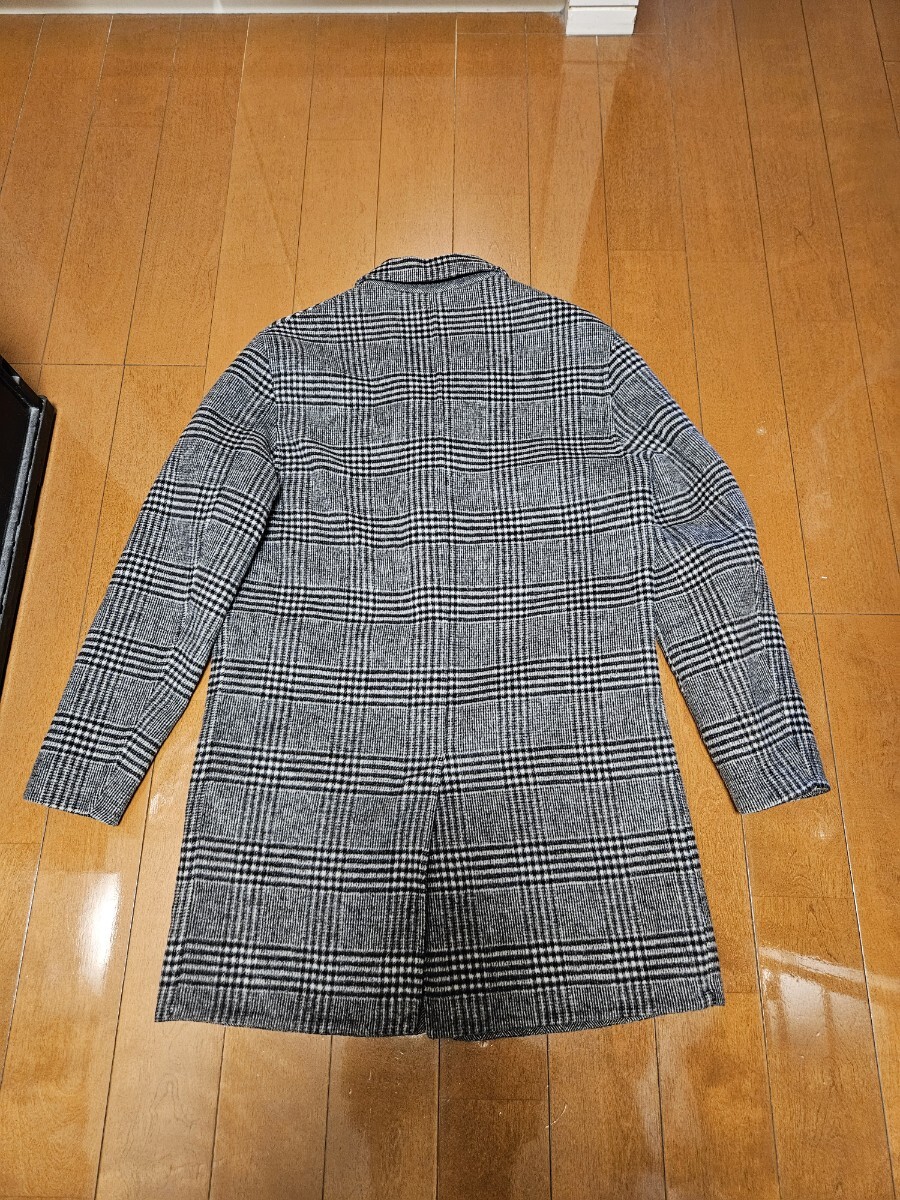 ZARA　チェスターコート　グレンチェック　S_画像2