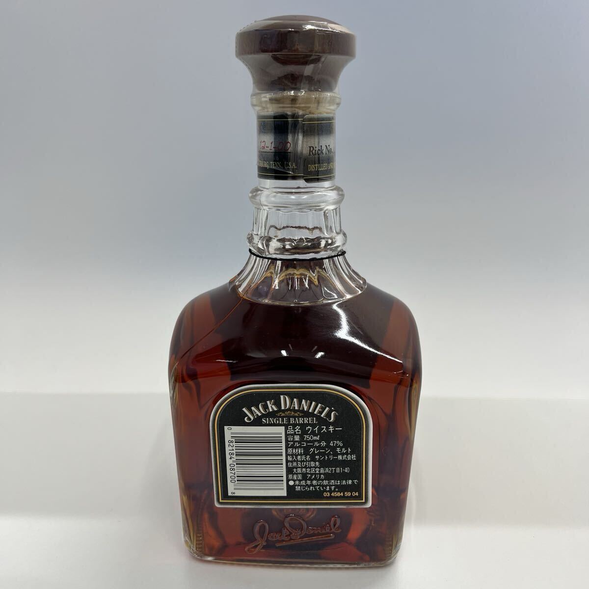 1156 не . штекер JACK DANIELS Jack Daniel SINGLE BARREL одиночный barrel виски sake иностранный алкоголь 47% 750mlg полоса malt 