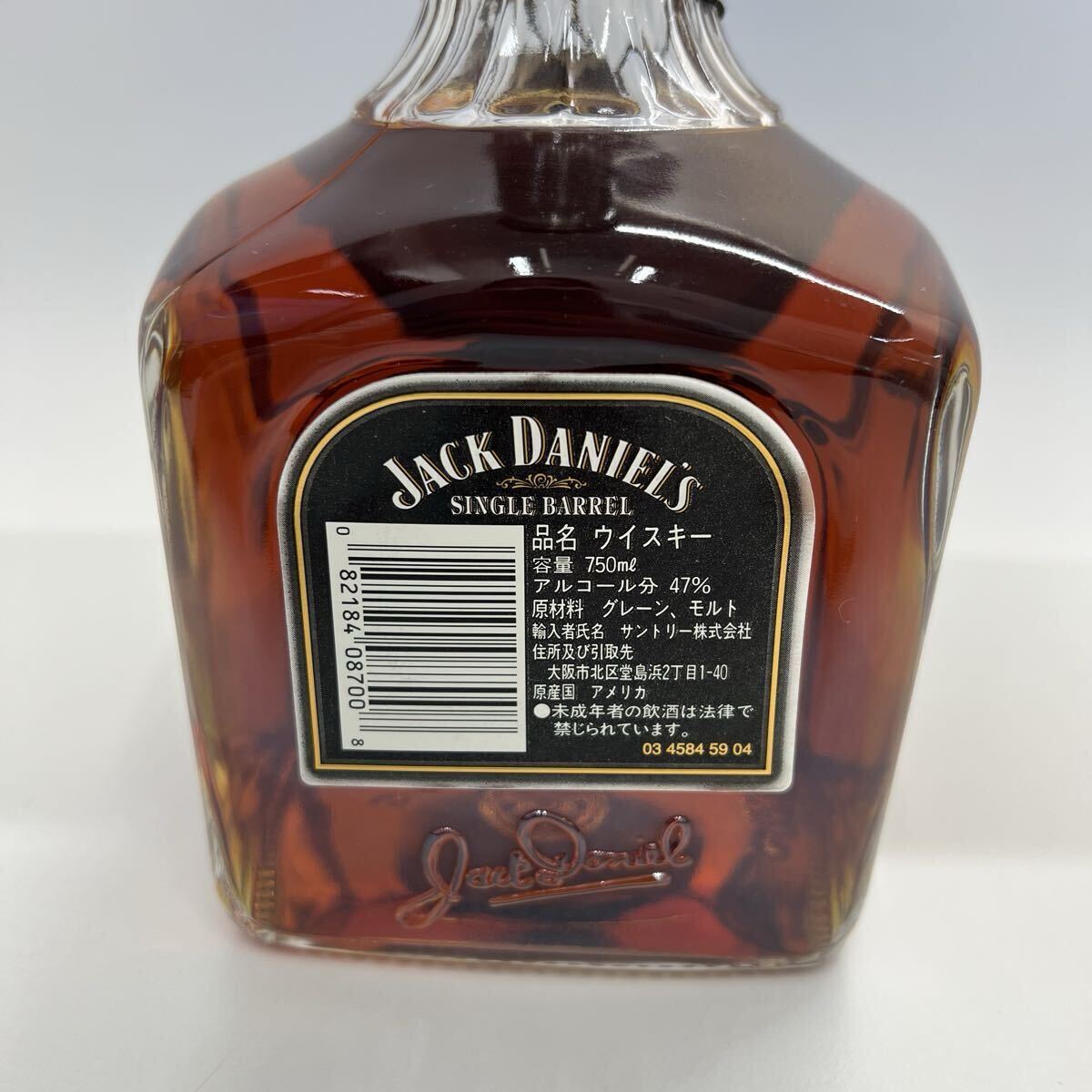 1156 не . штекер JACK DANIELS Jack Daniel SINGLE BARREL одиночный barrel виски sake иностранный алкоголь 47% 750mlg полоса malt 