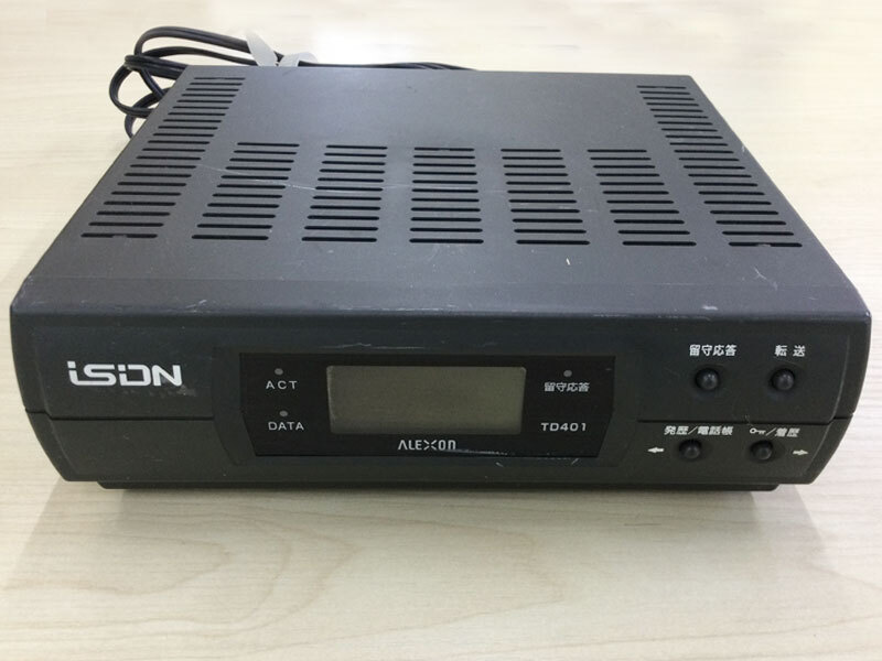 ALEXON(アレクソン) TD401 中古リユース2ポートTA 通電確認済み★保証付き・本州送料無料★(管理番号3508)_画像1
