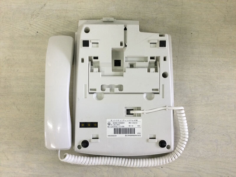 NTT NX-(24)STEL-(1)(W) 中古リユースビジネスフォン αNX 24ボタンスター標準電話機(白)★ 保証付き・本州送料無料★(管理番号3543)_画像4