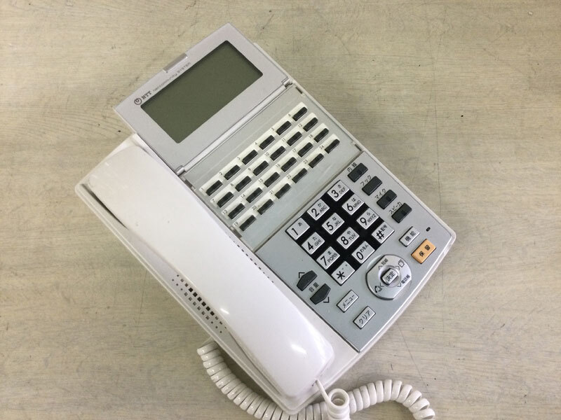 NTT NX-(24)STEL-(1)(W) 中古リユースビジネスフォン αNX 24ボタンスター標準電話機(白)★ 保証付き・本州送料無料★(管理番号3547)_画像2