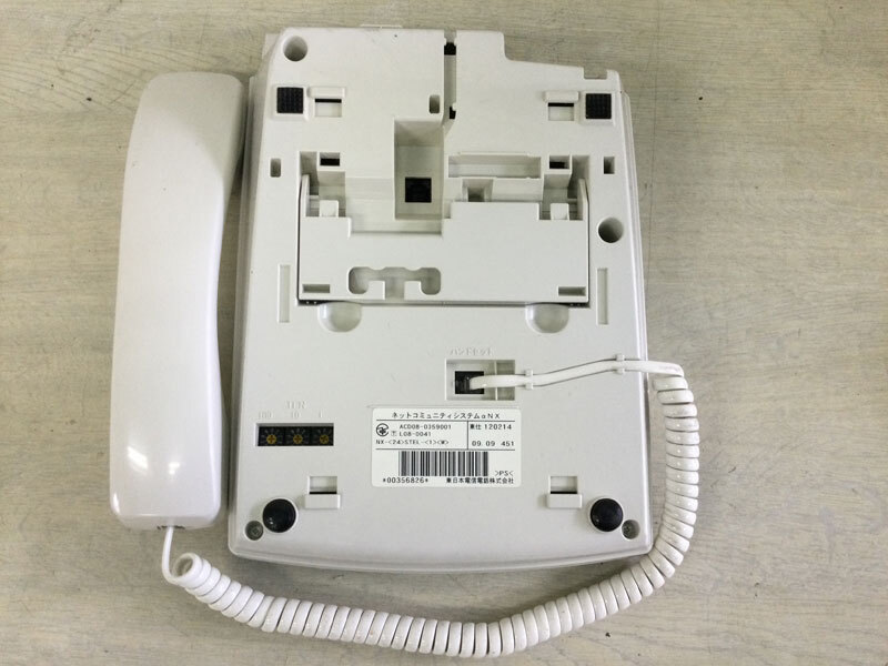NTT NX-(24)STEL-(1)(W) 中古リユースビジネスフォン αNX 24ボタンスター標準電話機(白)★ 保証付き・本州送料無料★(管理番号3547)_画像4