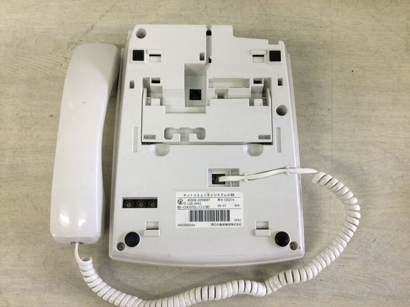 NTT NX-(24)STEL-(1)(W) 中古リユースビジネスフォン αNX 24ボタンスター標準電話機(白)★ 保証付き・本州送料無料★(管理番号3545)_画像4