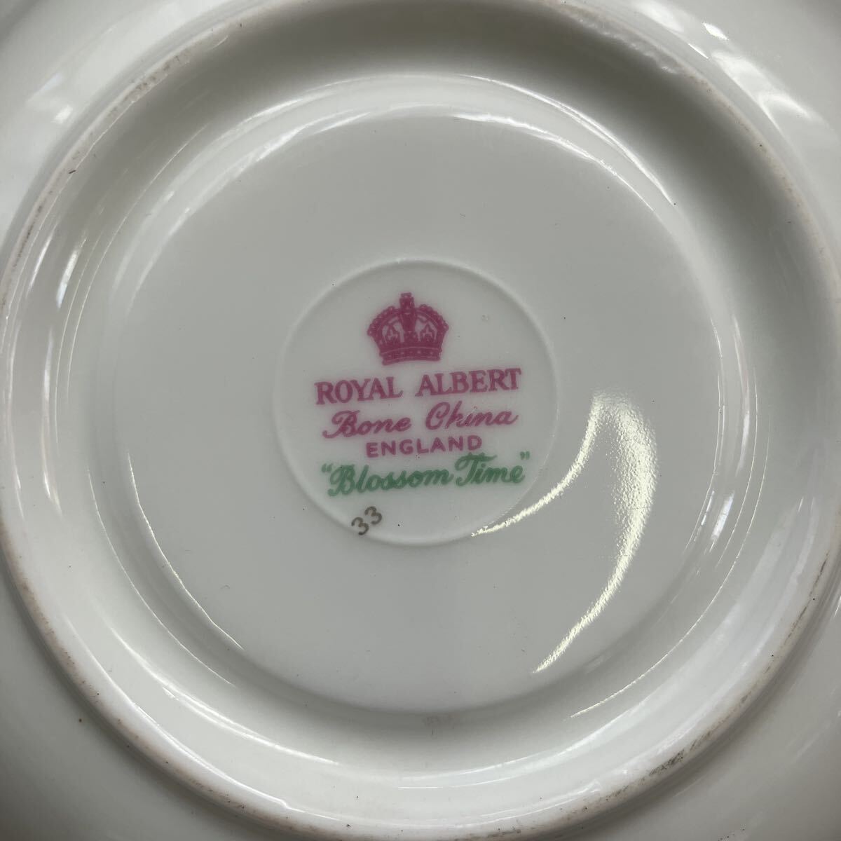ロイヤルアルバート ブロッサムタイム フローラル ティーカップ&ソーサ― セット 英国 食器 桜 ROYAL ALBERT ティーカップ 洋食器_画像6