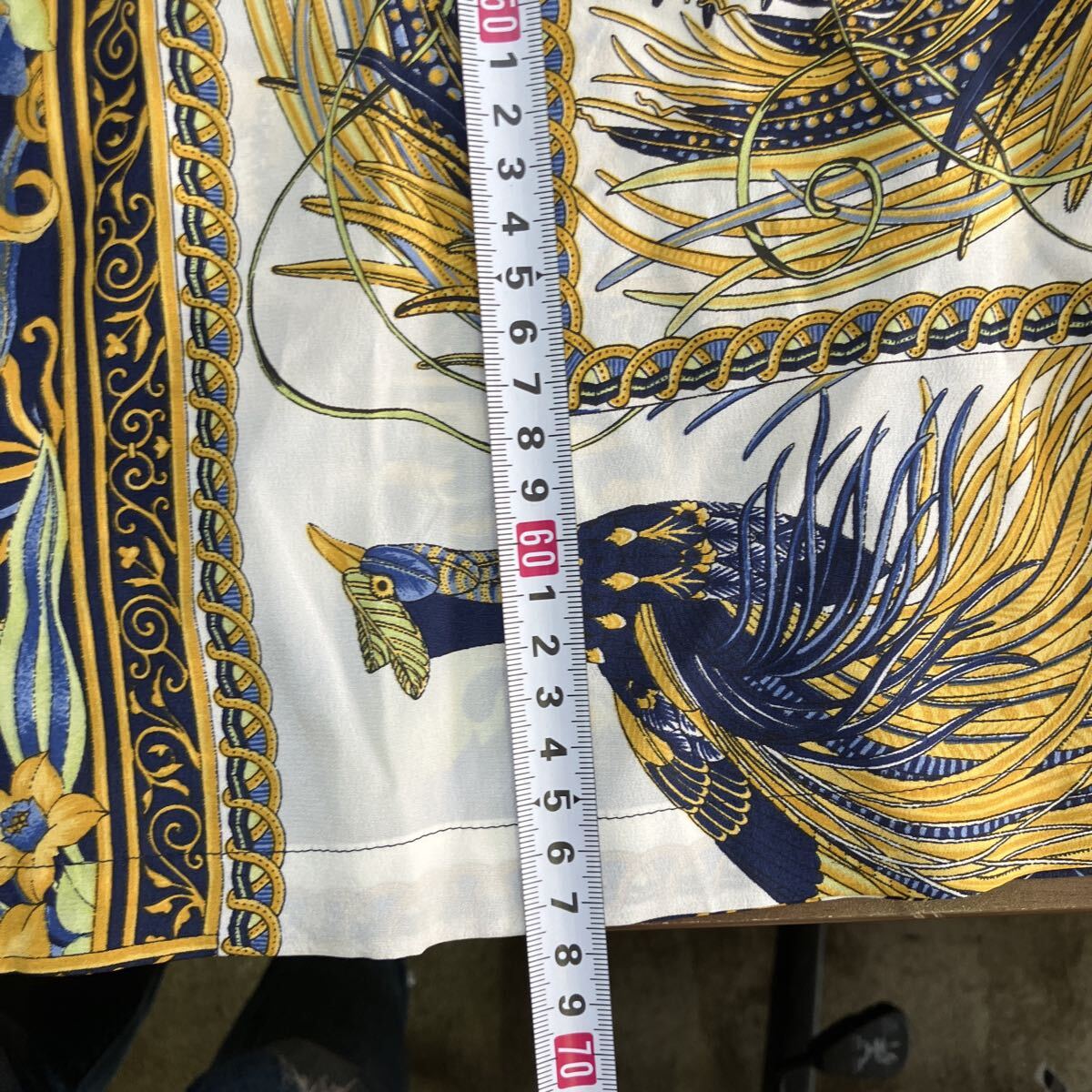 feragamo Ferragamo прохладный шея тянуть over короткий рукав шелк 100% SILK общий рисунок рисунок предмет лошадь .. животное рисунок бренд 