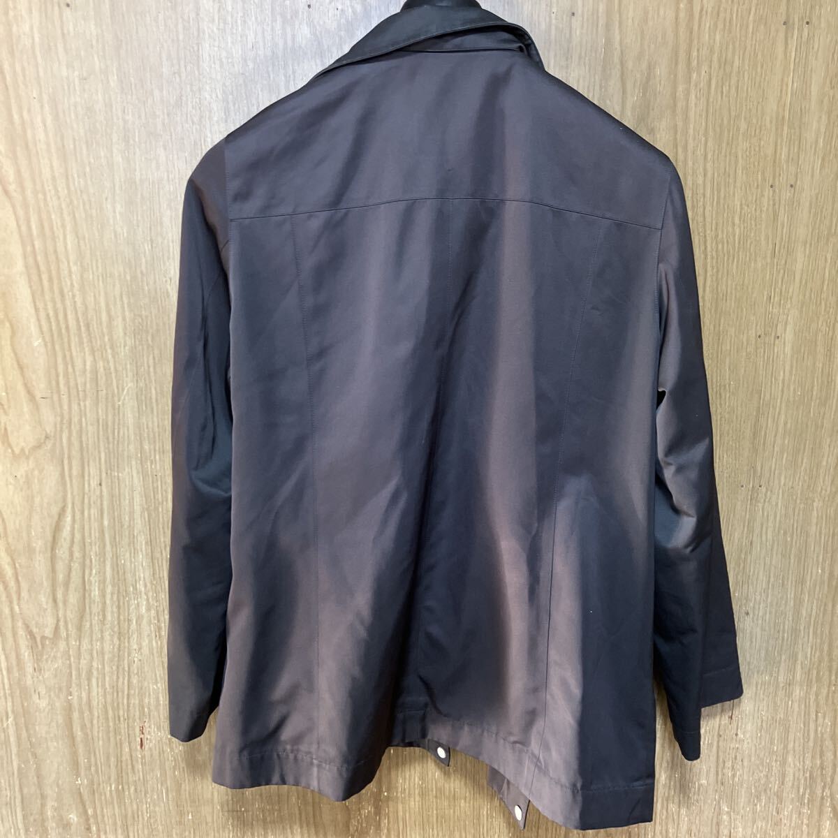 アクアスキュータム Aquascutum ジャケット 男性 上着 ブルゾン アウター ダークブラウン ジャンパー フード無し_画像6