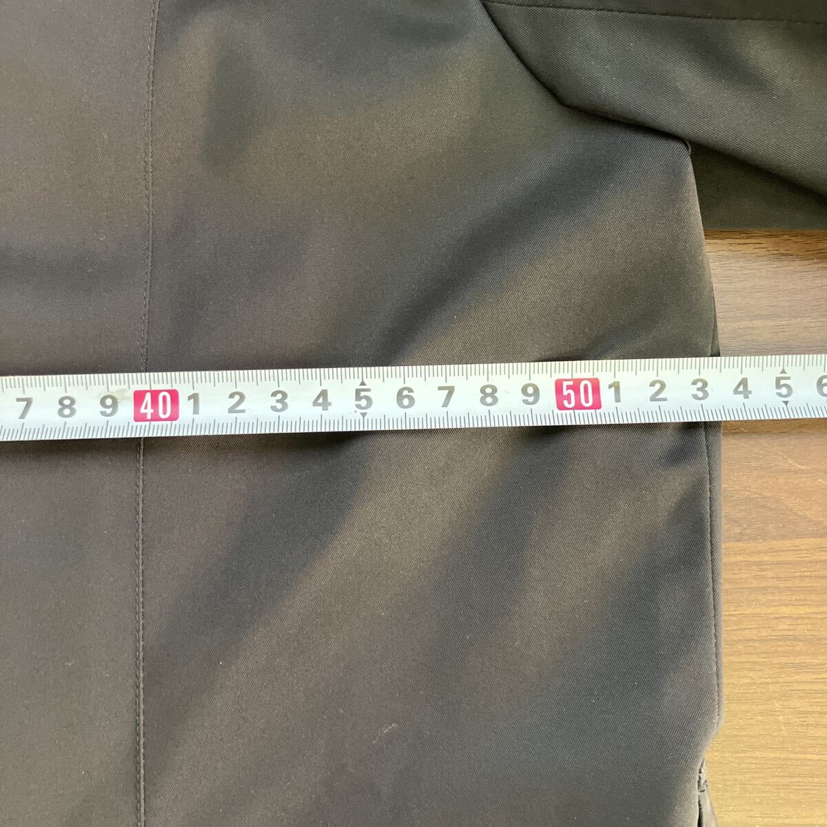 アクアスキュータム Aquascutum ジャケット 男性 上着 ブルゾン アウター ダークブラウン ジャンパー フード無し_画像7