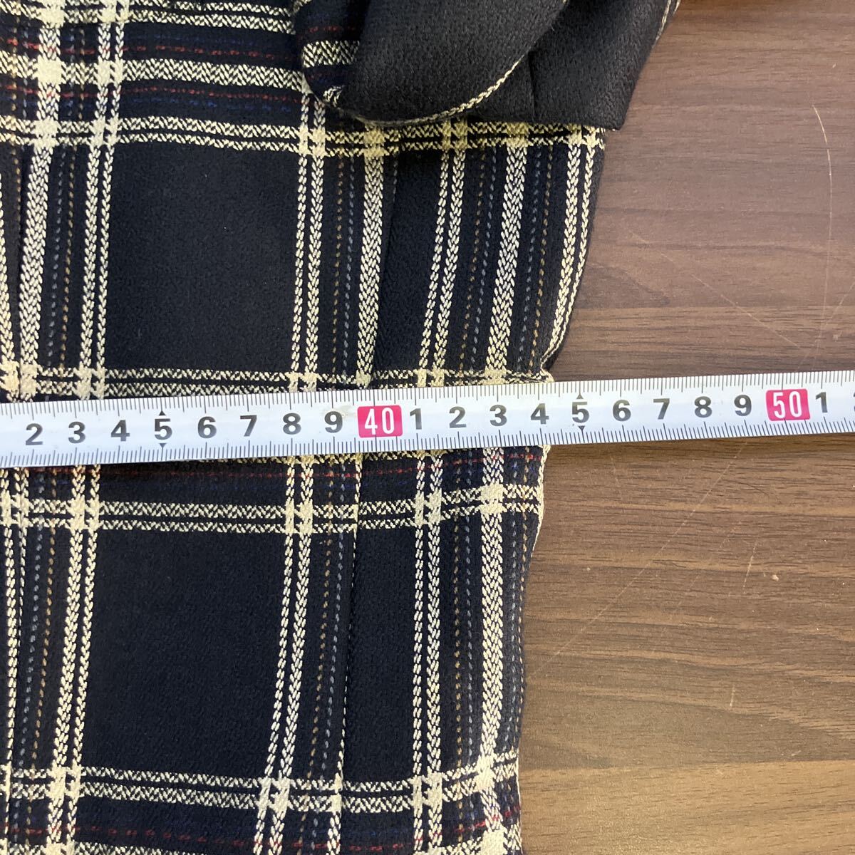 Burberry バーバリー ノバチェック シルク混 ウール ノーカラージャケット チェック柄 ツイード ブランド 上着 ジャケット レディース _画像9