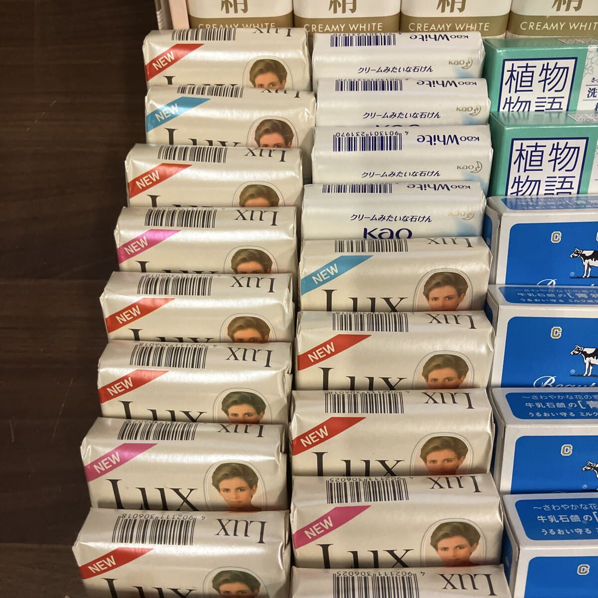 【新品 未使用品】固形石鹸 石けん ソープ せっけん 資生堂 牛乳石鹸 LUX カネボウ バス用品 家庭用品 手洗い ボディーケア まとめて_画像4