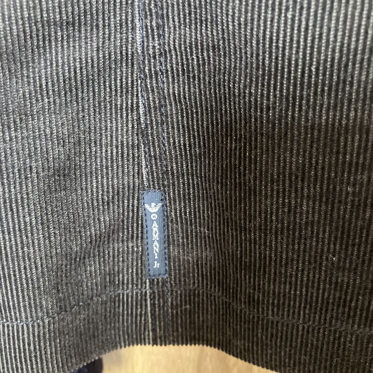 ARMANI JUNIOR アルマーニ ジュニア ジャケット テーラードジャケット ネイビー ウール 130CM ネイビー系　異素材 花柄 子供服 _画像8