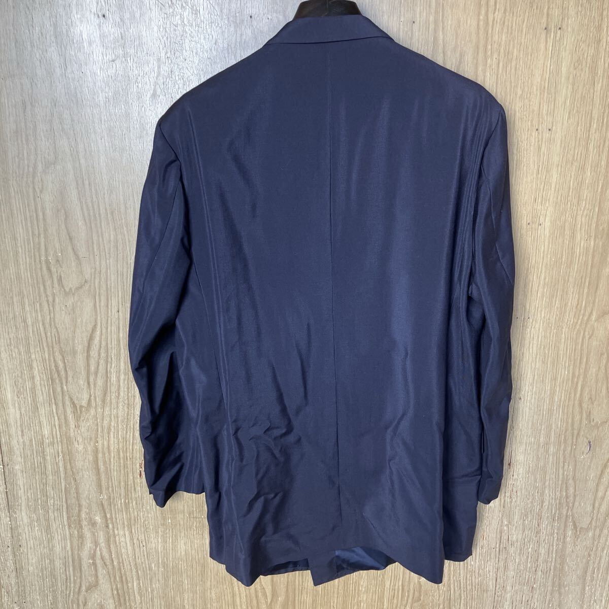 テーラードジャケットドーメル社 スーパーブリオ SUPER BRIO by DORMEUIL ジャケット ブレザー ネイビー 上着 ジャケット 大きいサイズ_画像6